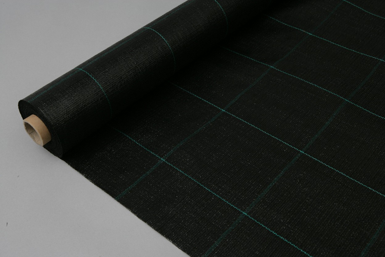 MALLA ANTIHIERBA 100gr/m2 NEGRA 2X10m